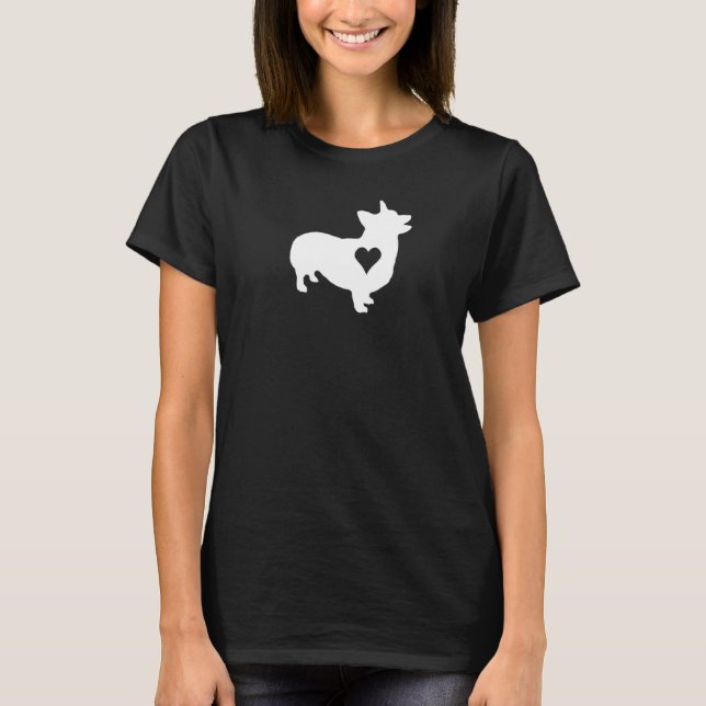 Camiseta Corgi Corgi Ama Corgi Para Meninas (Frente)
