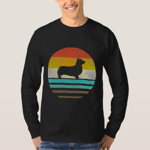 Camiseta Corgi Corgi Cães Retro Vintage S S Silh