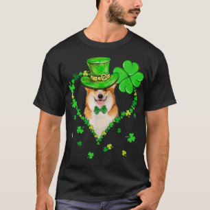 Camiseta Corgi Corgi Saint Patrick's Day Dogs Mãe Pai 