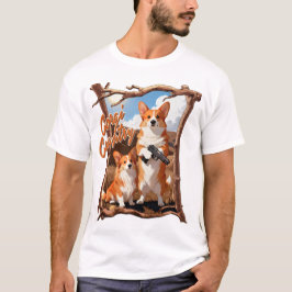 Camiseta Corgi Country – Funny Corgi Tee, Rustic Americana
