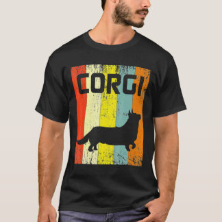 Camiseta Corgi Dog Fun S Disco Retro I Cães