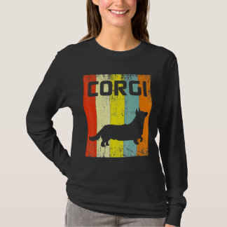 Camiseta Corgi Dog Fun S Disco Retro I Dogs
