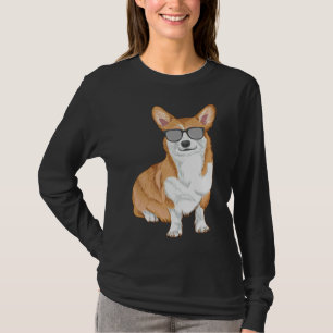 Camiseta Corgi Dog In Sunglasses