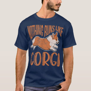 Camiseta Corgi Dog Lover Nada Funciona Como Corgi Kawaii Vi