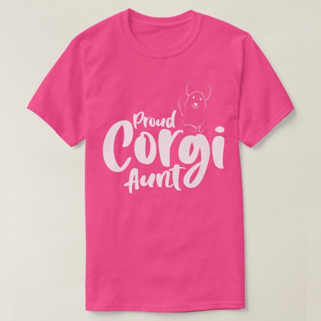 Camiseta Corgi Dog Lover Proud Dia de as mães (Frente do Design)