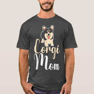 Camiseta Corgi Dog Lover Tee Cute Black Cardigan Welsh Corg