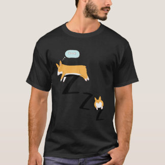Camiseta Corgi Dog Pajama Sleep