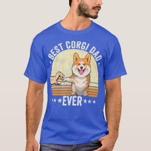 Camiseta Corgi Dog Roupa Fist Bump Corgi Lovers for Men P