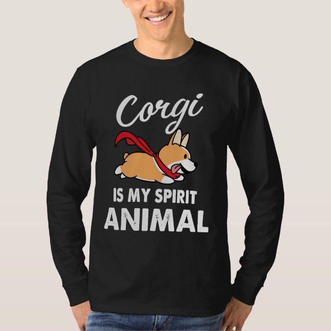 Camiseta Corgi É Meu Animal Espírito (Frente)