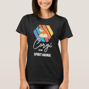 Camiseta Corgi É O Meu Espírito Animal Puppy Puppy Pet Dog