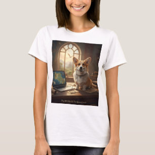 Camiseta Corgi e Rato