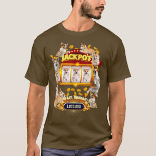 Camiseta Corgi Engraçado Natal Para Crianças Adultos Adulto