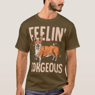 Camiseta Corgi Feelin Corgeous Cute Corgi Dog Breed294