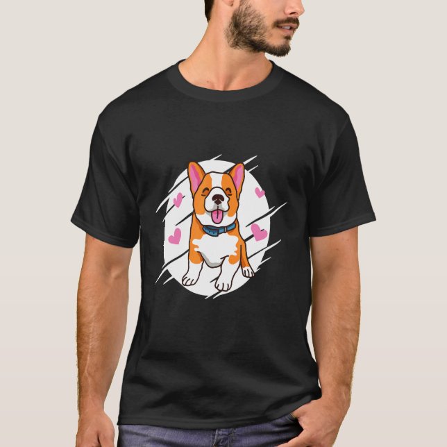 Camiseta Corgi Fofo (Frente)