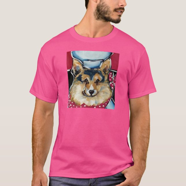 Camiseta Corgi Galês Cardigan (Frente)