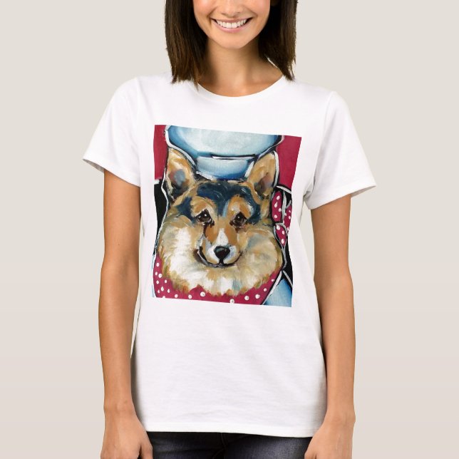 Camiseta Corgi Galês Cardigan (Frente)