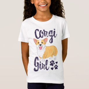 Camiseta Corgi Girl Puppy Mãe Cachorro Mama Dom