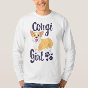 Camiseta Corgi Girl Puppy Mãe Cachorro Mama Dom