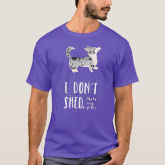 Camiseta Corgi Glitter Cardigan Welsh Corgi