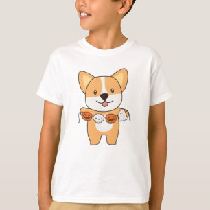 Camiseta Corgi Happy Halloween Dog Costume