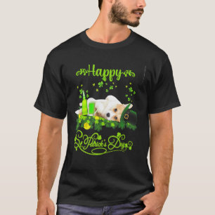 Camiseta Corgi Happy Patrick's Day With Beer For You
