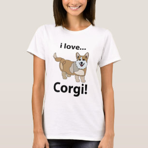 Camiseta Corgi I Love Corgi