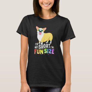 Camiseta Corgi Im Não É Curto Tamanho De Diversão Im