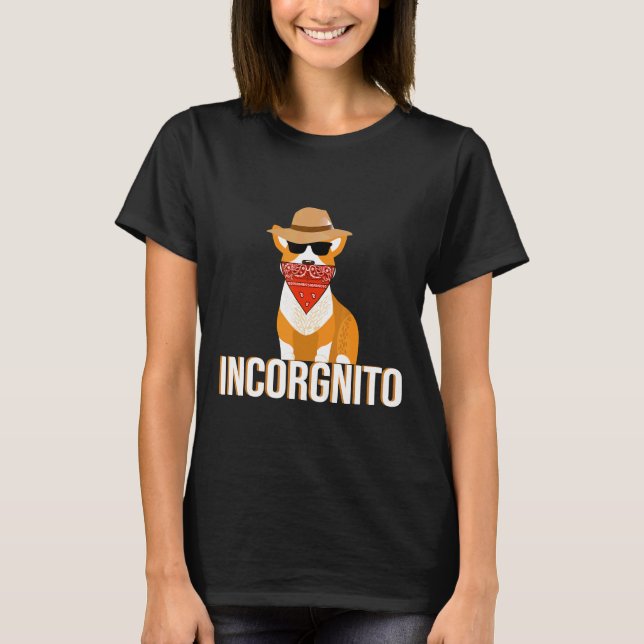 Camiseta Corgi Incógnito (Frente)