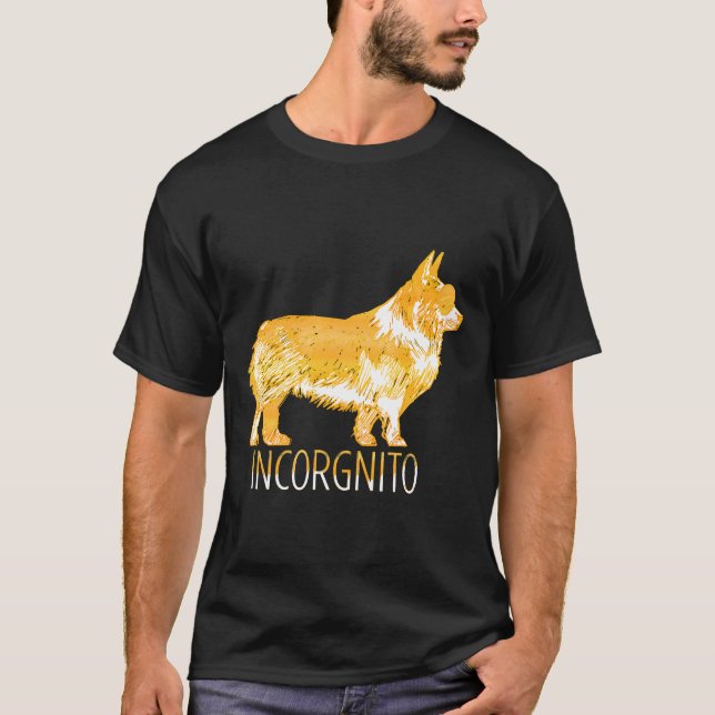 Camiseta Corgi Incógnito   (Frente)