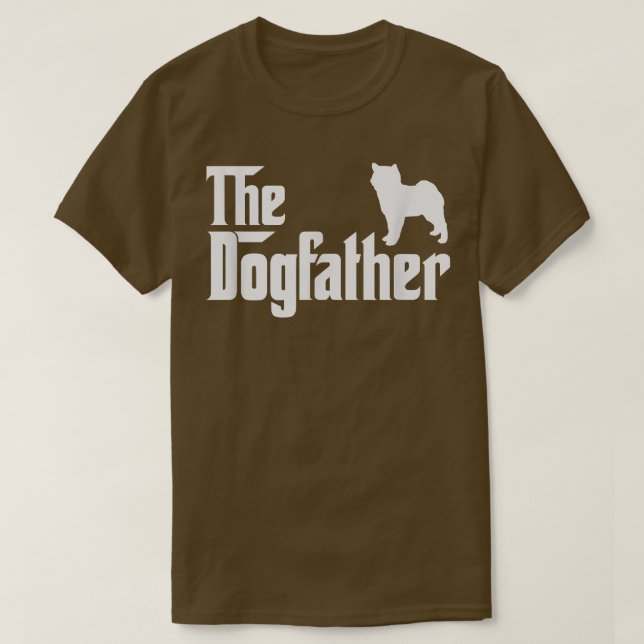Camiseta corgi inu DogFather Funny Dog Dad  (Frente do Design)