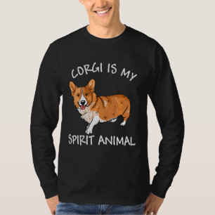 Camiseta Corgi Is My Spirit Animal Dog Owner Gif