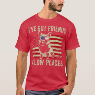 Camiseta Corgi Ive Tem Amigos Em Baixo Lugares Pembroke Wel