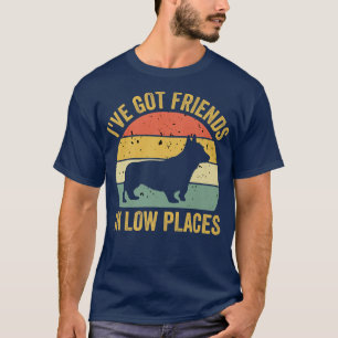 Camiseta Corgi Ive Tem Amigos Em Baixo Lugares Pembroke Wel