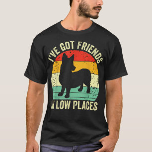 Camiseta Corgi Ive Tem Amigos Em Baixo Lugares Pembroke Wel