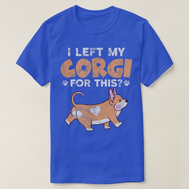 Camiseta Corgi Kawaii Eu Deixei Meu Corgi Para Este Sobrinh (Frente do Design)