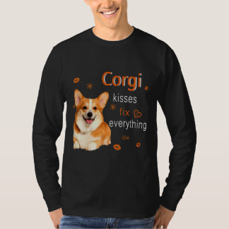 Camiseta Corgi Kisses Fix Everything 1249