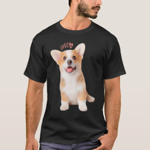 Camiseta Corgi Love Is Dog Mãe Pai Puppy Pet Women Men