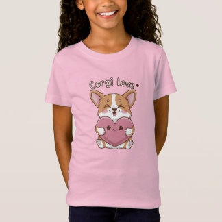 Camiseta Corgi Love Pink