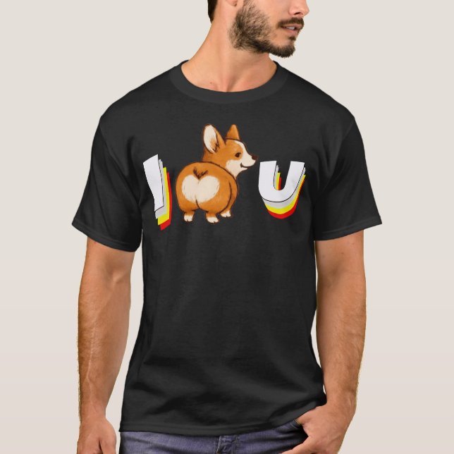 Camiseta Corgi Love You (Frente)