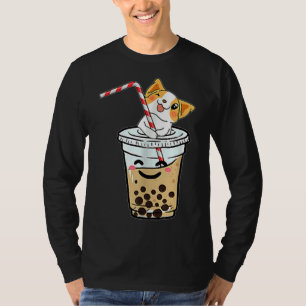 Camiseta Corgi Loves Bubble Tea
