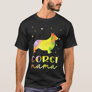 Camiseta Corgi Mãe Cachorro Colorido Corgi Mãe 1172