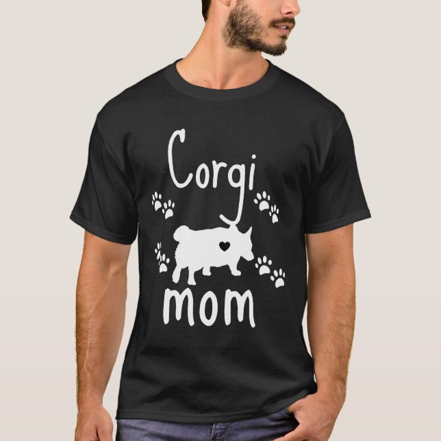 Camiseta Corgi Mãe Welsh Corgi (Frente)