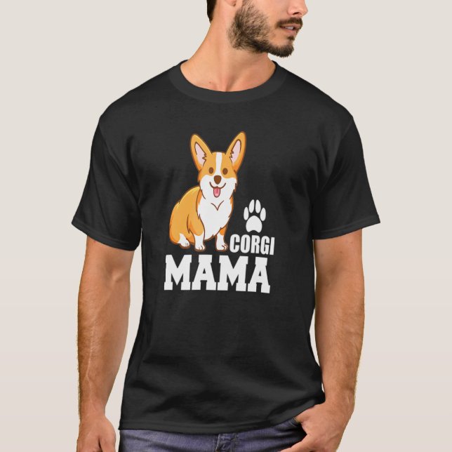 Camiseta Corgi Mama (Frente)