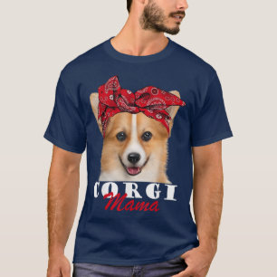 Camiseta Corgi Mama Cute Corgi Dog Bandana