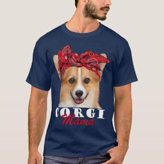 Camiseta Corgi Mama Cute Corgi Dog Bandana