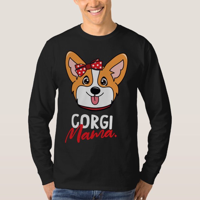 Camiseta Corgi Mama Dog (Frente)