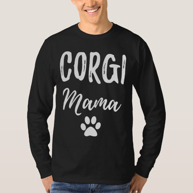 Camiseta Corgi Mama Dog Mãe (Frente)