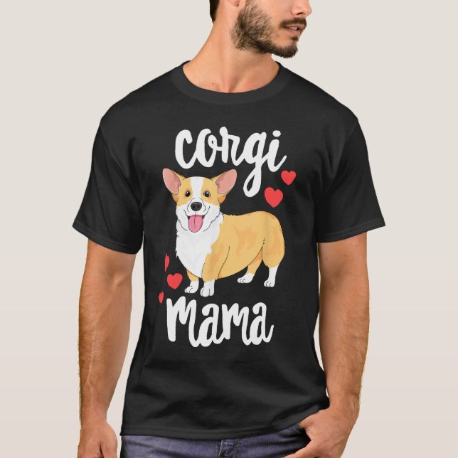 Camiseta Corgi Mamãe1 (Frente)