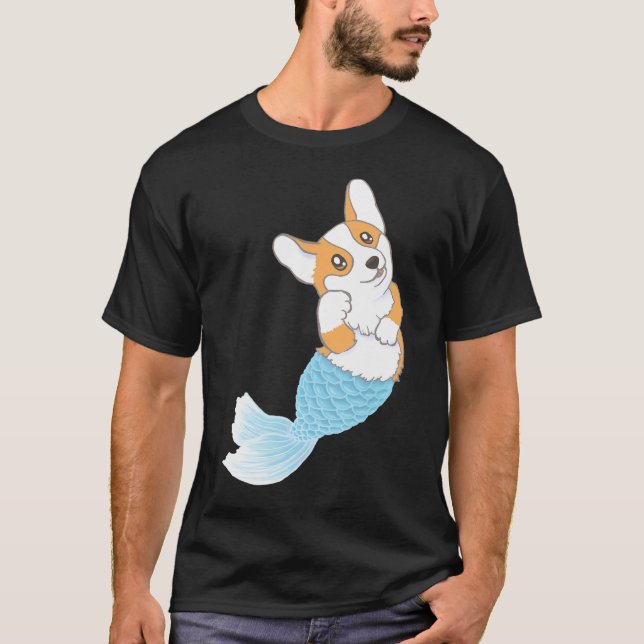 Camiseta Corgi Mermaid Mercorgi (Frente)