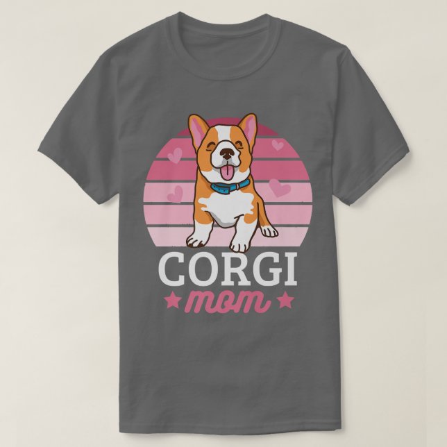 Camiseta Corgi Mom With A Dog-572 (Frente do Design)
